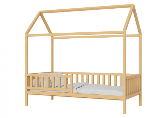 Детская кровать-домик  из массива сосны Лотос 7